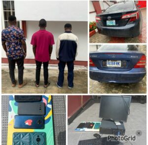 EFCC arrests three for Alleged internet fraud in Uyo