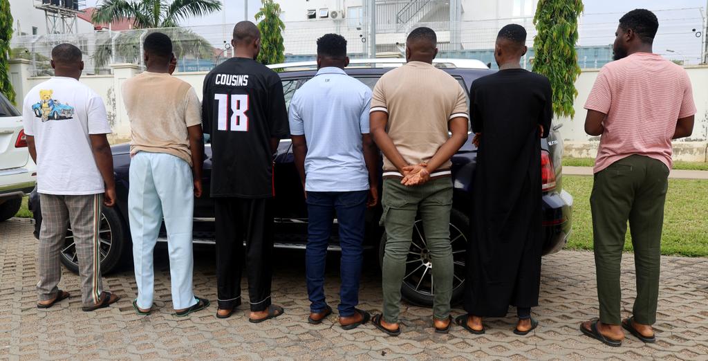 Internet fraud suspects arrested by EFCC in Abuja