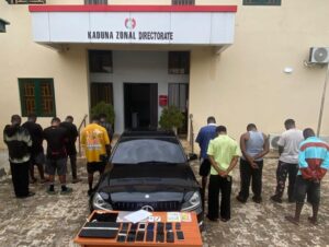 EFCC arrests 11 suspected internet fraudsters in Mahuta, Kaduna