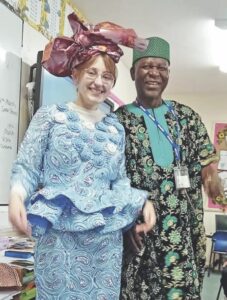 Kayode Akinropo and Mrs Afolabi-Deleu