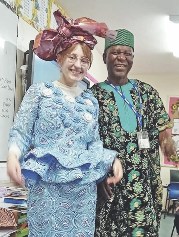 Kayode Akinropo and Mrs Afolabi-Deleu
