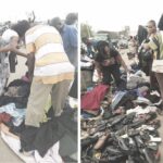 Okrika traders and buyers at Nyanya evening market