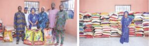 Olori Afolabi with some beneficiaries