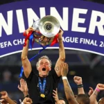 PSG lifts Champions League trophy