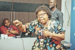 Prof Ifeyinwa Nsude during her paper presentation
