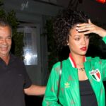 Ronald Fenty and daughter Rihanna