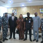 The CP with officers and heads of federal institutions in Anambra