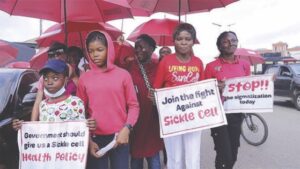 The Red Umbrella Walk to commemorate the World Sickle Cell Day in Ogun