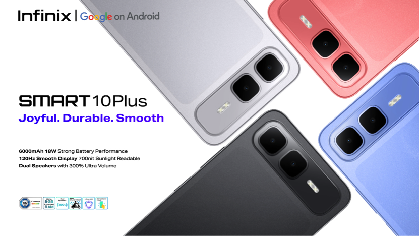 Infinix Unveils SMART 10 Series, Reimagining Everyday Smartphones with AI, Seamless Sharing, and Durable Design