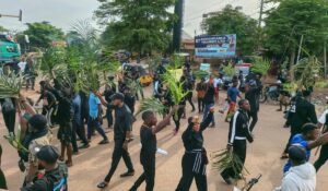 Youths protest in Benue