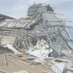 Wreckage at the market