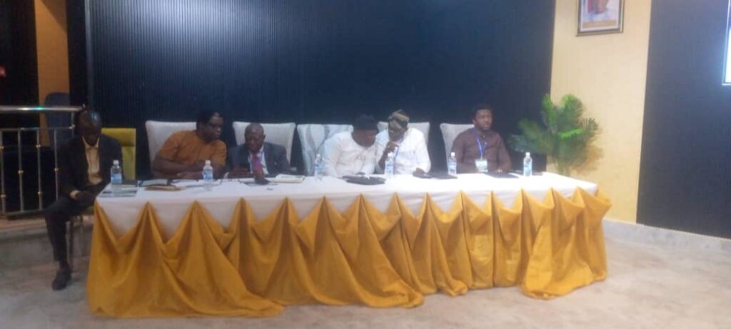 Director General of NADDC Oluwememimo Osanipin during stakeholders engagement with car dealers in Uyo on Wednesday, June 4, 2025