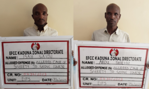 EFCC arraigns two for false surety claims in Kaduna