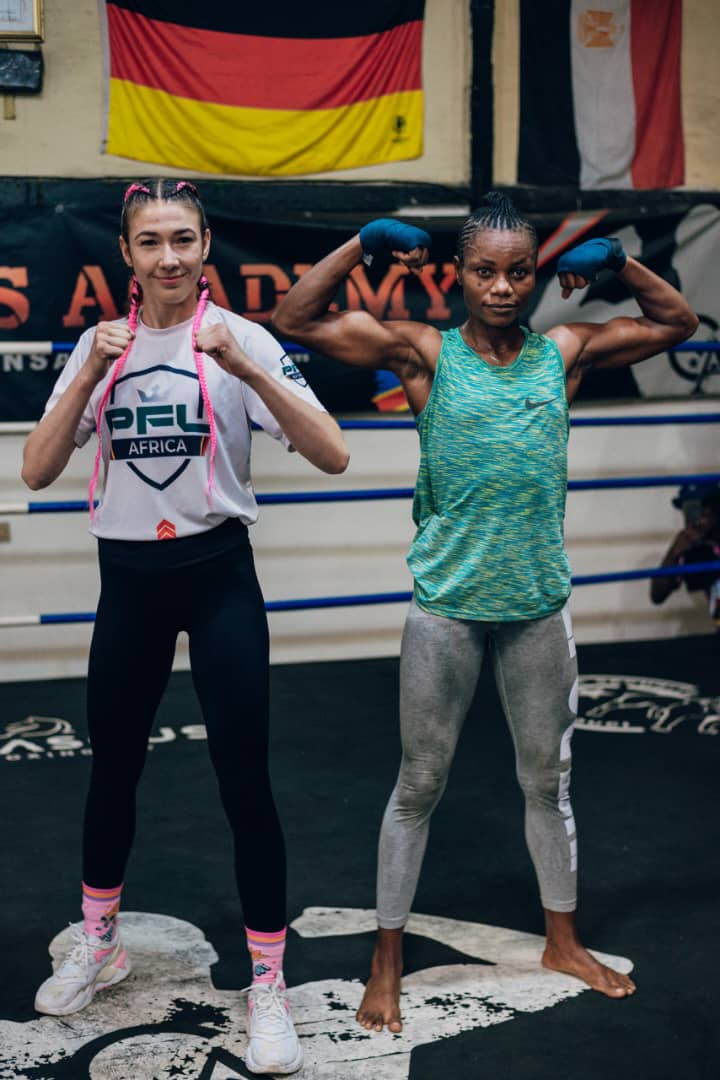 Ceileigh Niedermayr (L), Juliet Ukah (R)