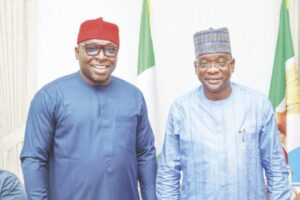 •L-R- The NAUTH CMD, Prof Joseph Ugboaja and Ali Bukar Dalori