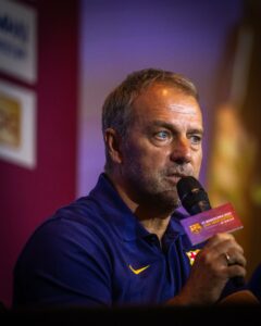 Barcelona manager Hansi Flick