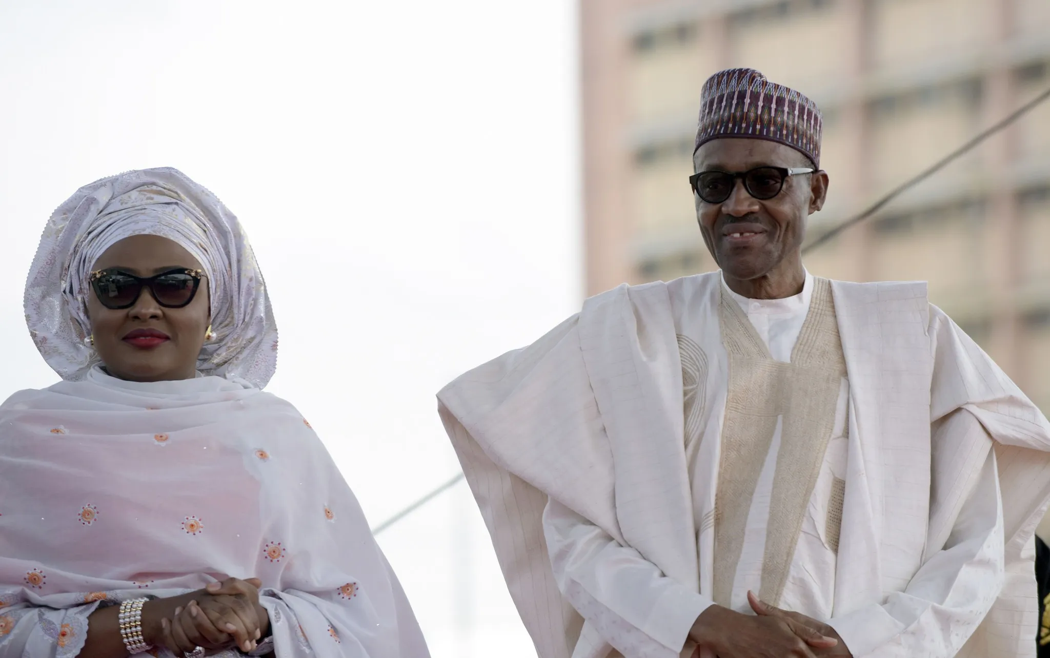 Aisha and Muhammadu Buhari