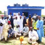 Dignitaries and leaders of Yanfiki community during the commissioning
