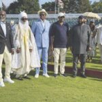 Emir Sanusi (2nd left) and other dignitaries at the London tournament