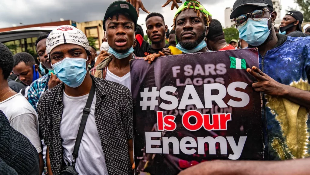 #EndSARS protesters