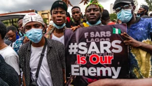 #EndSARS protesters