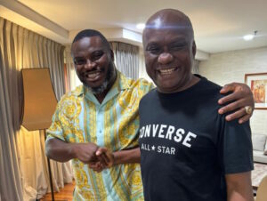 Mayor Lucky Igbokwe and Chinedum Orji