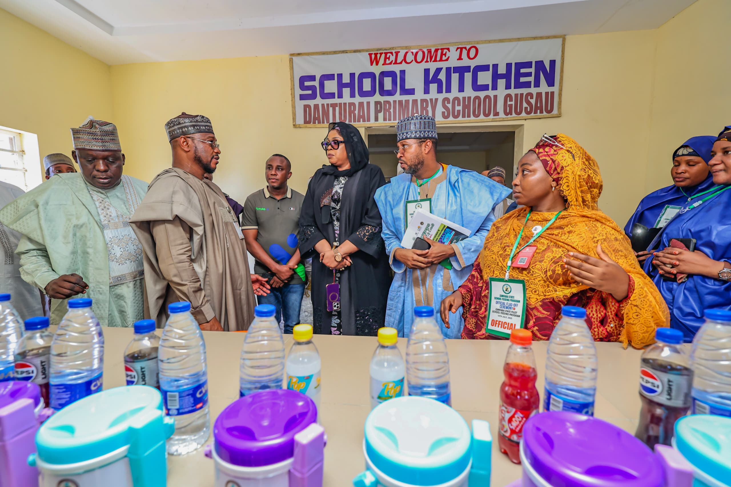 Lawal launches feeding programme