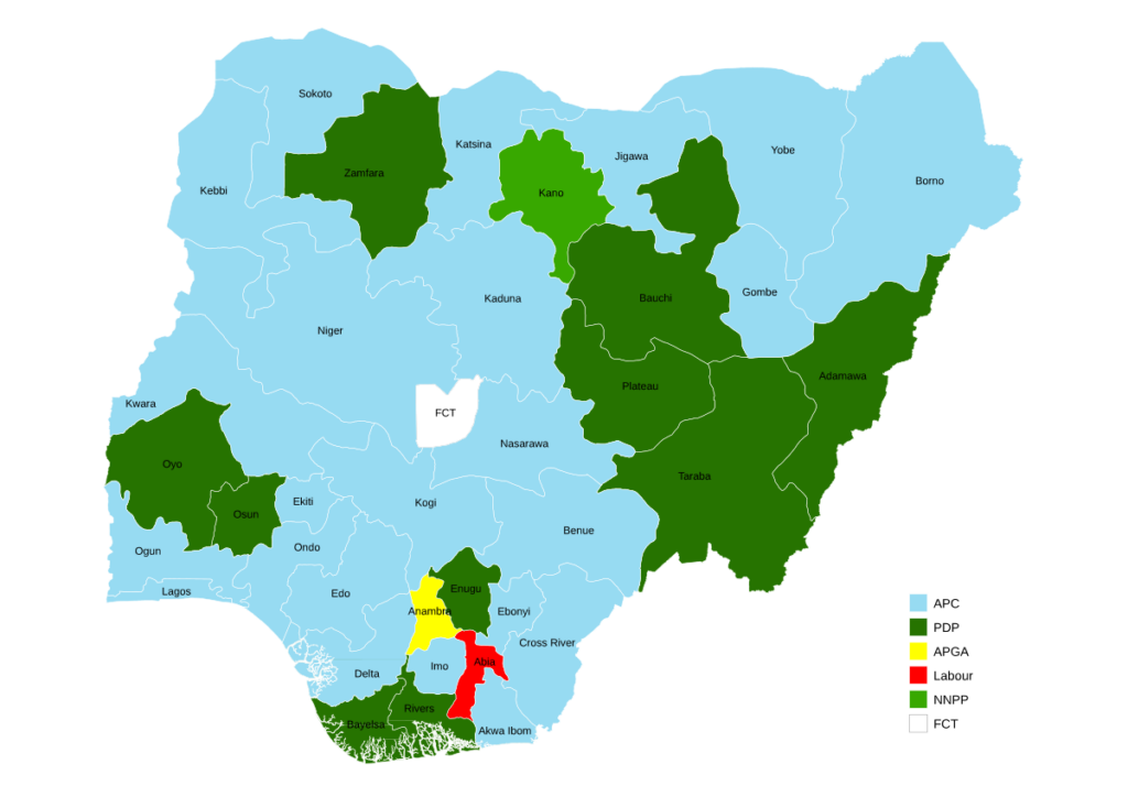 Nigeria_Governors_map_with_key.svg