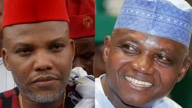 Nnamdi Kanu and Garba Shehu