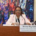 President of the Saint Lucian Senate, Alvina Reynolds