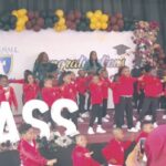 Pupils at graduation