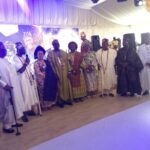 Royal fathers giving their blessings to the newly installed District Governor