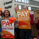 UK doctors on strike