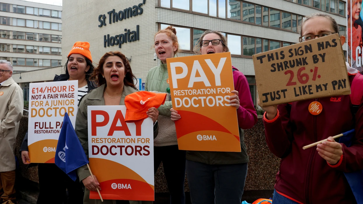 UK doctors on strike