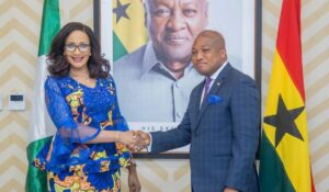 Bianca Odumegwu-Ojukwu and Ghanaian minister