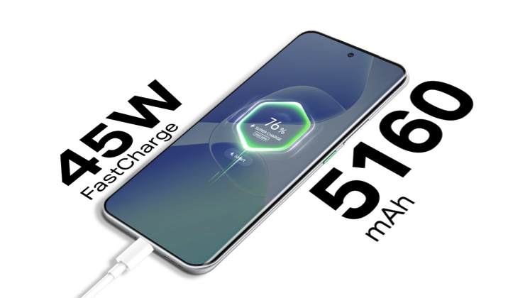 Infinix HOT 60 Pro+ packs a 5160mAh high-capacity battery and 45W FastCharge