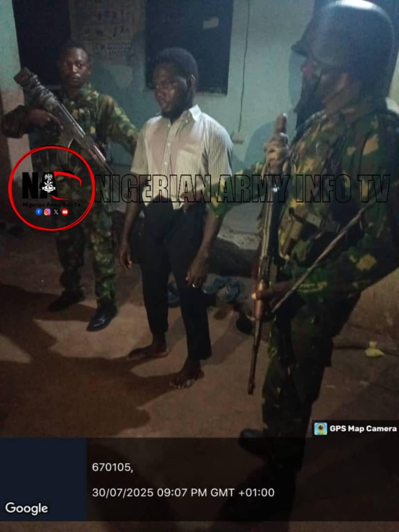 Troops arrest gun runner in Taraba