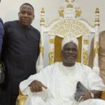 Chief Sunday Adeyemo and Olugbon of Orile-Igbon Oba Francis Olusola Alao