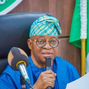 Minister of Marine and Blue Economy Adegboyega Oyetola