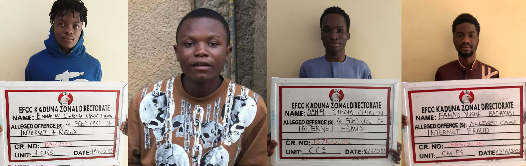 Kaduna court jails four for internet fraud