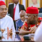 Governors of Imo and Abia States Hope Uzodimma and Dr Alex Otti