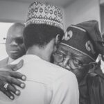 • President Tinubu and son of the late president, Yusuf Buhari