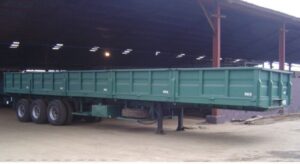 Heavy duty drop side/drop tail trailer constructed by IPI  Ltd