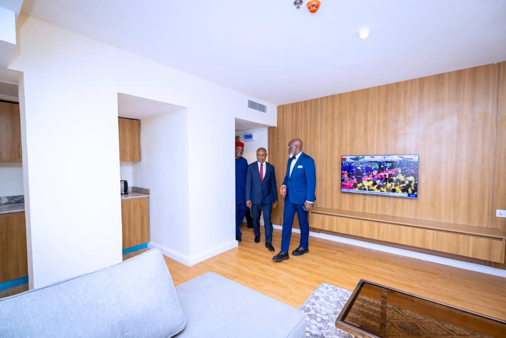 Celebration in Enugu as Gov Mbah unveils reconstructed Hotel Presidential, extols Dr. Okpara's vision