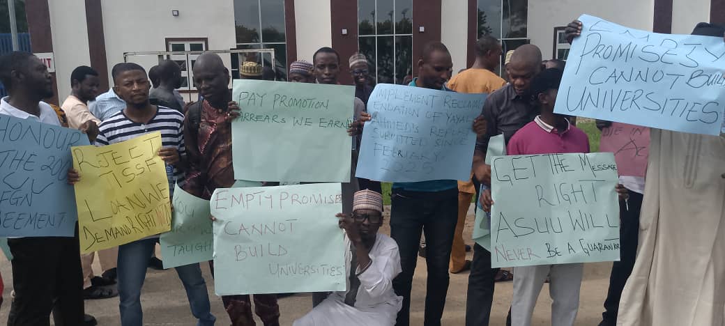 “Empty promises cannot build universities,” ASUU FUGA tells FG