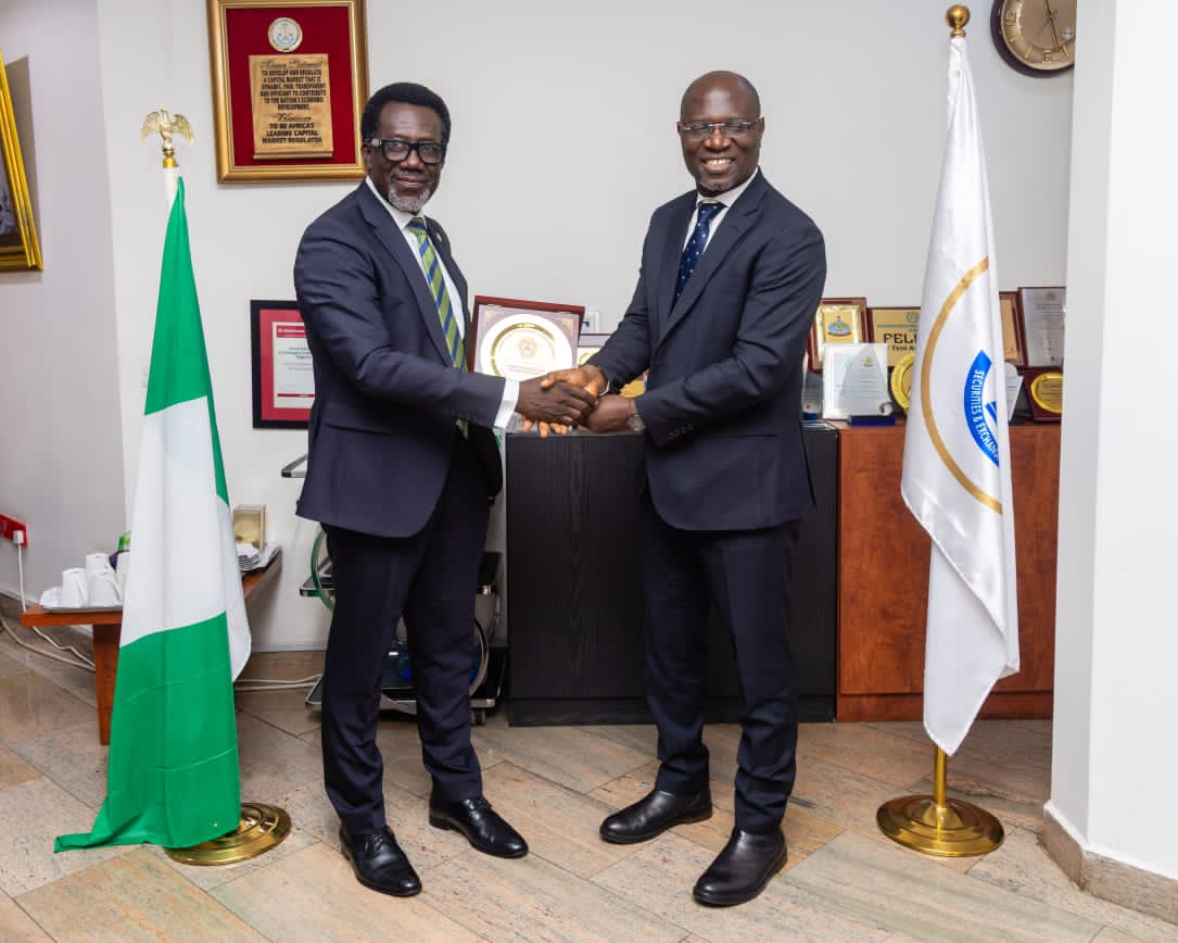 Mr. Omosehin (left) and Mr. Agama