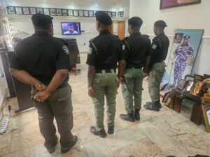 Policemen caught counting cash in Delta