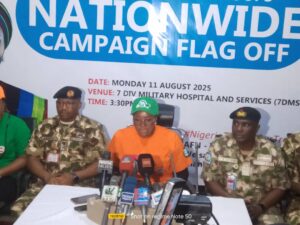 CDS’s wife launches support for wounded troops in Maiduguri