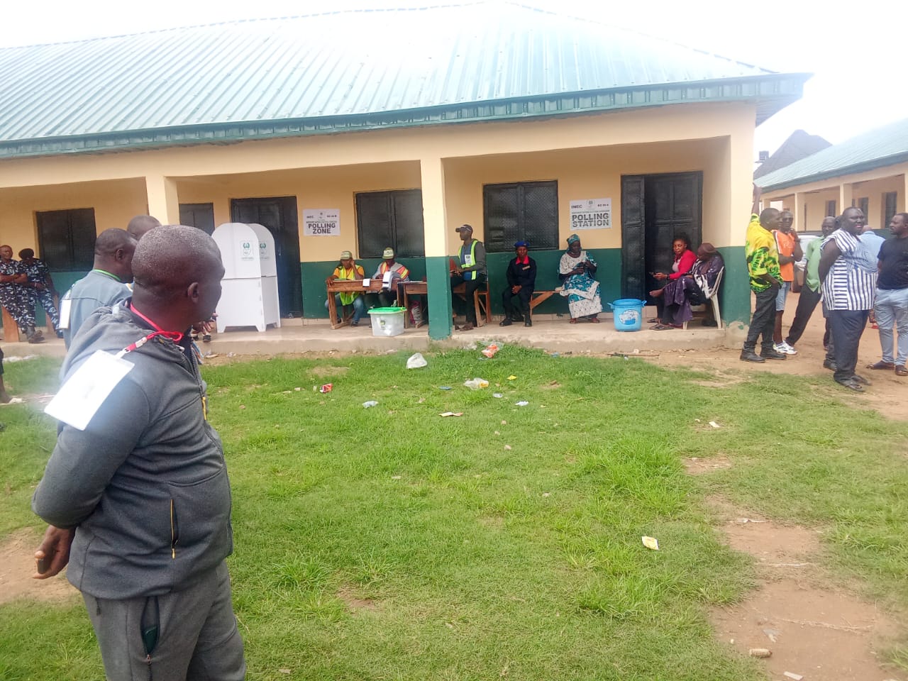 A polling unit at LEA primary school, Narayi, Chikun LGA, Kaduna