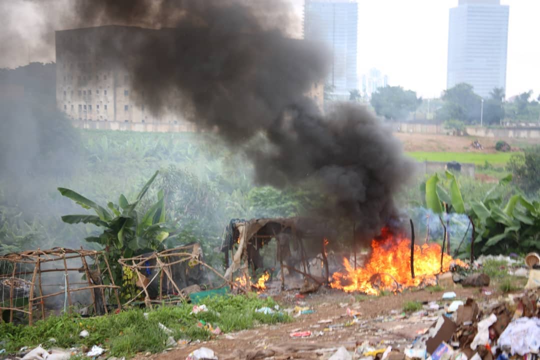 Abuja authorities dismantle criminal hideout, seize 20 vehicles